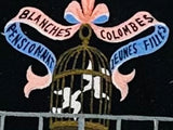 Circa 1950s French 'Blanches Colombes Pensionnat Jeunes Filles' by Erté