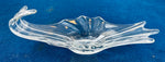 1950s French Crystal Art Glass Centrepiece Bowl