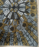 1960s Scandinavian Rya Shagpile Wool Rug