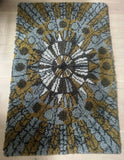 1960s Scandinavian Rya Shagpile Wool Rug