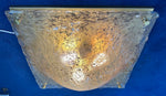 1960s Kaiser Murano Glass Flush Mount Ceiling Light