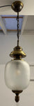 1960s Italian Brass & Glass Sciolari Pendant Lamp
