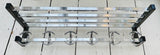 1960s French Chrome Wall Hanging Hat And Coat Rack