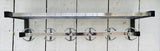 1960s French Chrome Wall Hanging Hat And Coat Rack