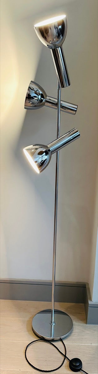 Prism chrome on sale floor lamp