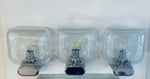 1970s German Chrome & Bubble Glass Wall Lights 3 Available