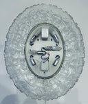 1970s Oval Erco Back Lit Lucite Wall Mirror