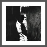 John Lennon & Yoko Ono 3-Flip Silver Framed Lenticular