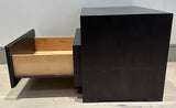 Pair of 1990s Dark Brown Oak Bedside Tables
