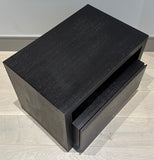 Pair of 1990s Dark Brown Oak Bedside Tables