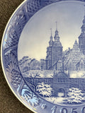 Royal Copenhagen Christmas Plate - Rosenborg Castle 1956