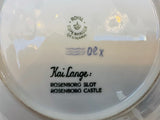 Royal Copenhagen Christmas Plate - Rosenborg Castle 1956