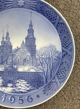 Royal Copenhagen Christmas Plate - Rosenborg Castle 1956