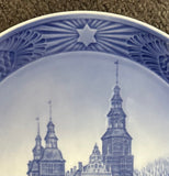 Royal Copenhagen Christmas Plate - Rosenborg Castle 1956