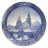 Royal Copenhagen Christmas Plate - Rosenborg Castle 1956
