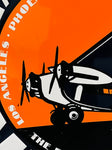 Vintage Standard Air Lines Metal Advertising Sign