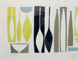 "Silhouette - Porcelain" Silkscreen Print by Denise Duplock