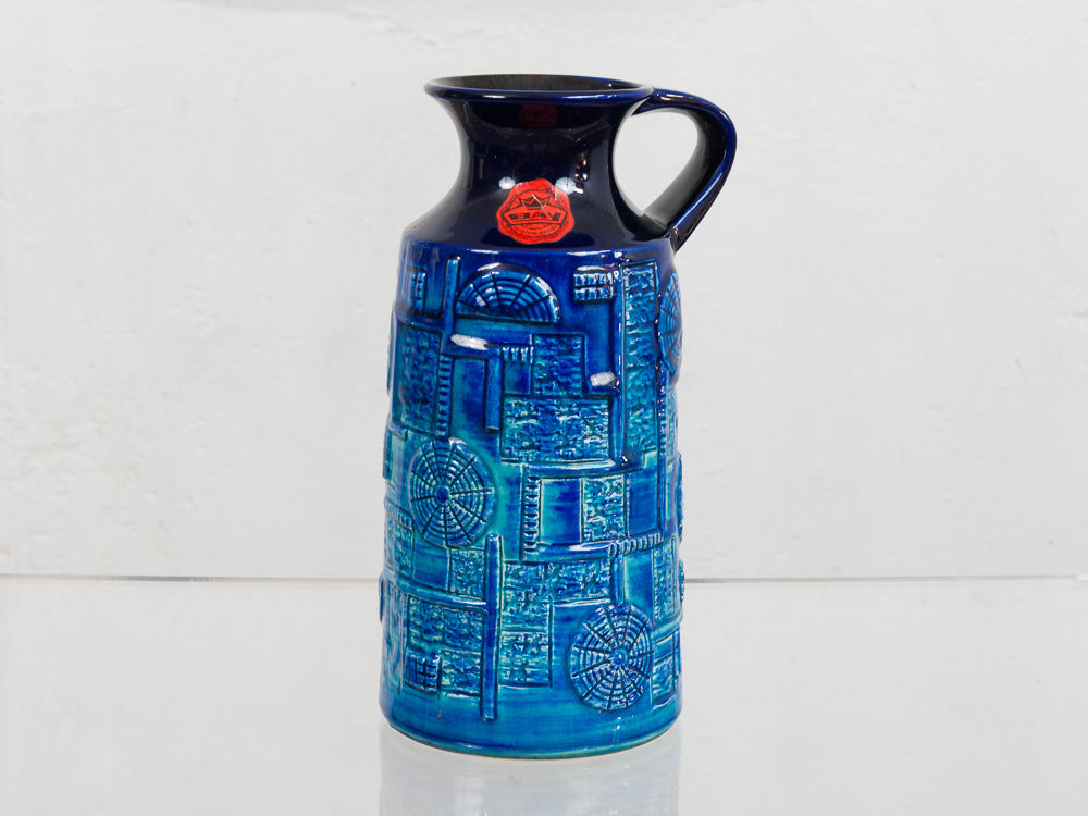 1970's Blue Bay Keramik West German Pottery Vase – Retro Living Uk