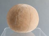 LARGE VINTAGE SUEDE MEDICINE BALL - 9LBS