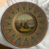 Circa 1890 Thoune Swiss Plate by Louis Ritschard
