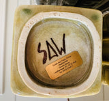 Pair of Sylvia Des Fours SAW Brutalist Stoneware Vases