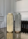 Pair of Sylvia Des Fours SAW Brutalist Stoneware Vases