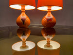 Pair of Small Ceramic Table Lights by Bjorn Wiinblad for Rosenthal