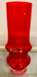 1960s Finnish Riihimaki Red Vase by Tamara Aladin