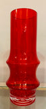 1960s Finnish Riihimaki Red Vase by Tamara Aladin