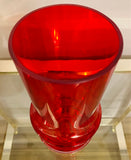 1960s Finnish Riihimaki Red Vase by Tamara Aladin