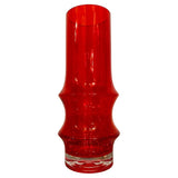 1960s Finnish Riihimaki Red Vase by Tamara Aladin
