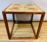 1960s Aksel Kjersgaard Rosewood Tiled Coffee Table