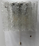 1960s German Doria Leuchten Crystal Wall Light