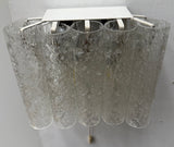 1960s German Doria Leuchten Crystal Wall Light