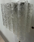 1960s German Doria Leuchten Crystal Wall Light