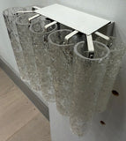 1960s German Doria Leuchten Crystal Wall Light
