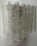1960s German Doria Leuchten Crystal Wall Light