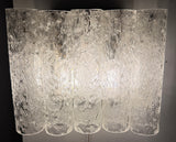 1960s German Doria Leuchten Crystal Wall Light