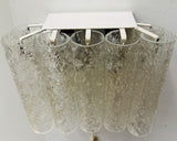 1960s German Doria Leuchten Crystal Wall Light