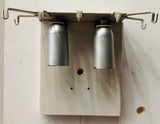 1960s German Doria Leuchten Crystal Wall Light