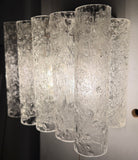 1960s German Doria Leuchten Crystal Wall Light
