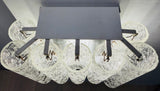 1960s German Doria Leuchten Crystal Wall Light