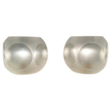 Pair of 1970s Putzler Frosted Circular Glass Table Lamps
