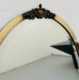 1920s Brass Framed Bevelled Edged Mirror