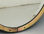 1920s Brass Framed Bevelled Edged Mirror