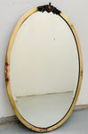 1920s Brass Framed Bevelled Edged Mirror