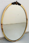 1920s Brass Framed Bevelled Edged Mirror