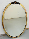 1920s Brass Framed Bevelled Edged Mirror