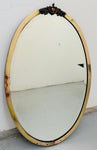 1920s Brass Framed Bevelled Edged Mirror