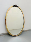 1920s Brass Framed Bevelled Edged Mirror